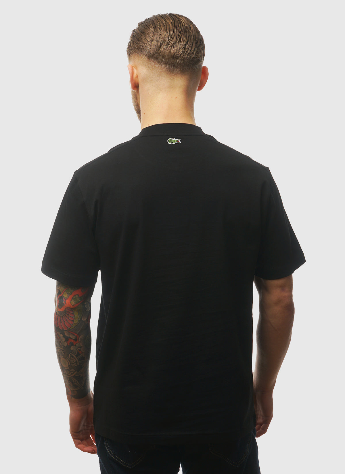 Signature Print T-Shirt - Black