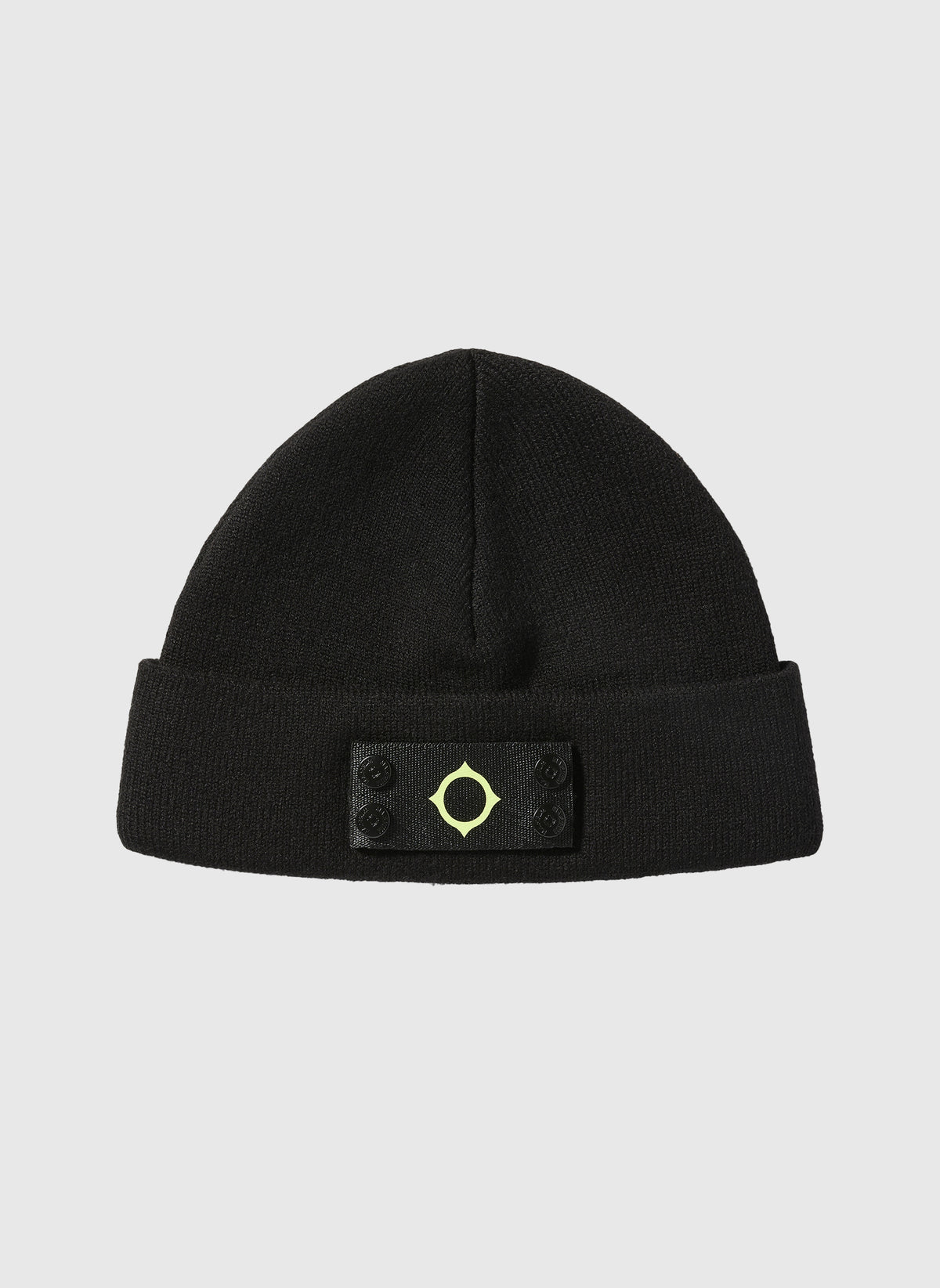 Badge Beanie - Jet Black