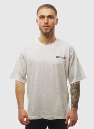 Tone Logo Oversized T-Shirt - Grey