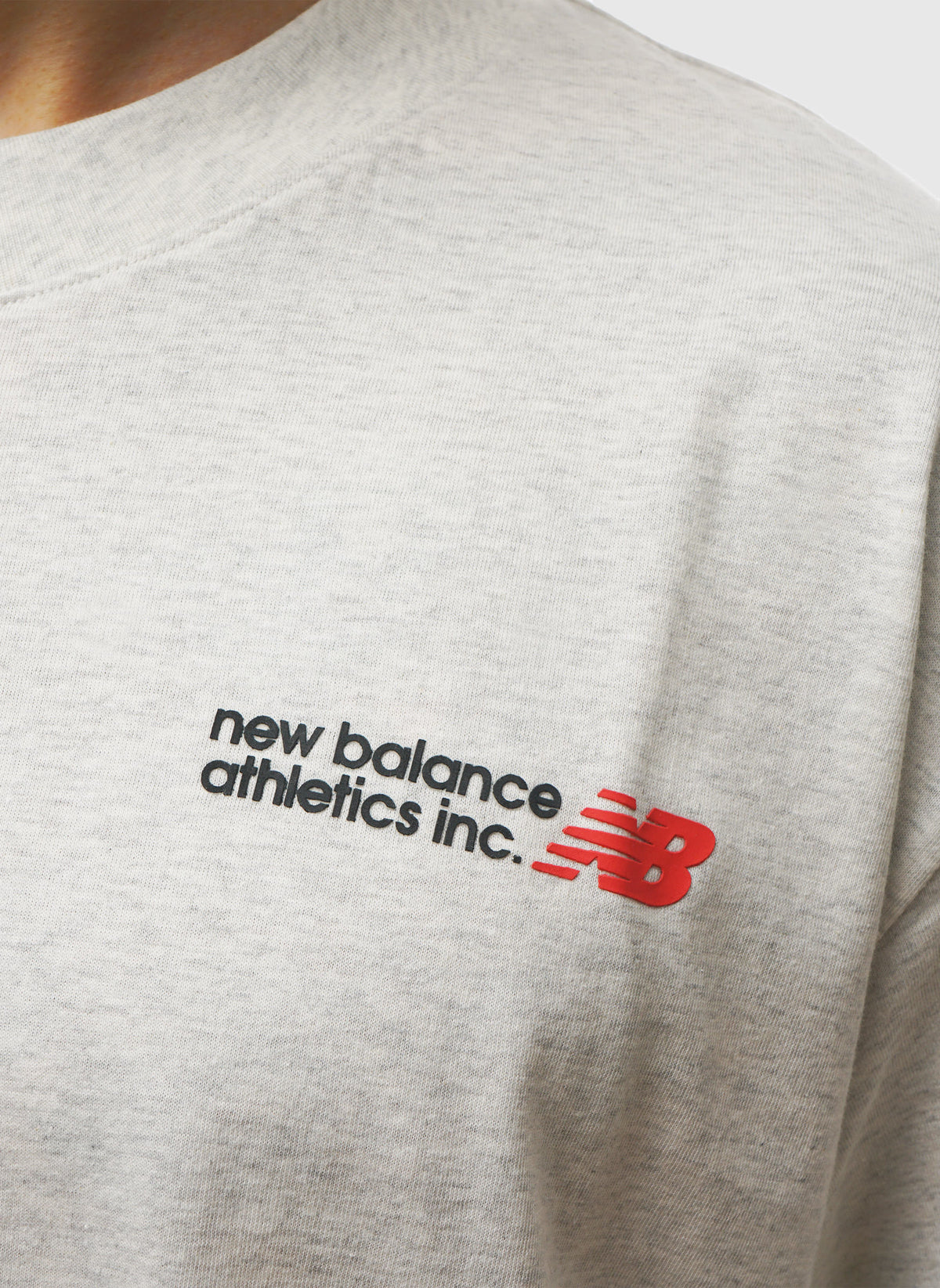 Tone Logo Oversized T-Shirt - Grey