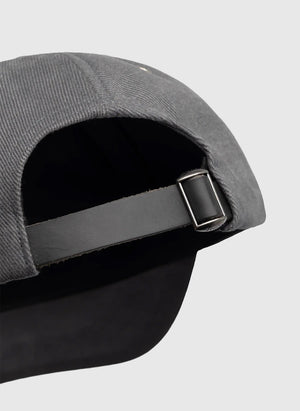 Bull Twill Denim 6-Panel Cap - Graphite