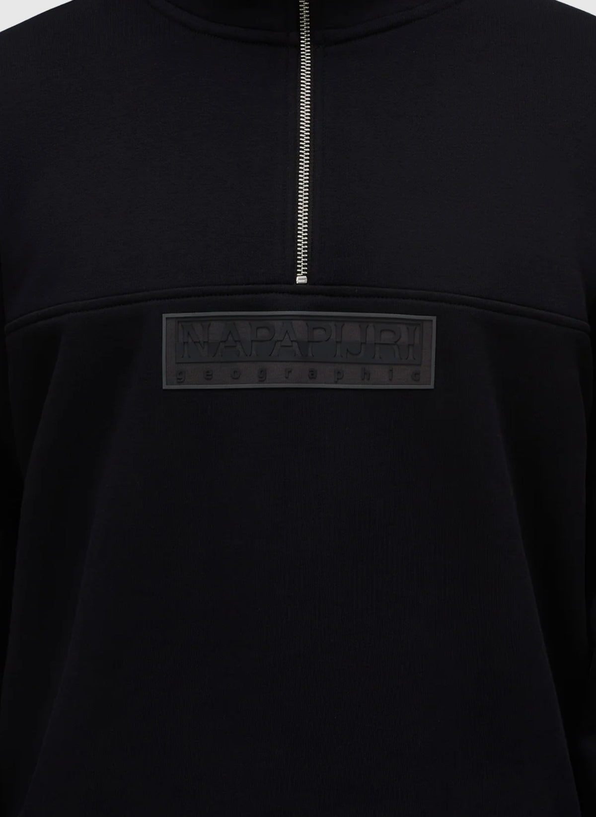 B-Box Logo Half Zip Sweatshirt - Black Beauty