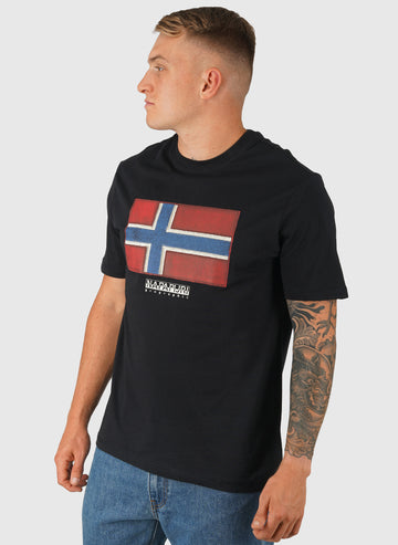 S-Flag Tiki T-Shirt - Black Beauty