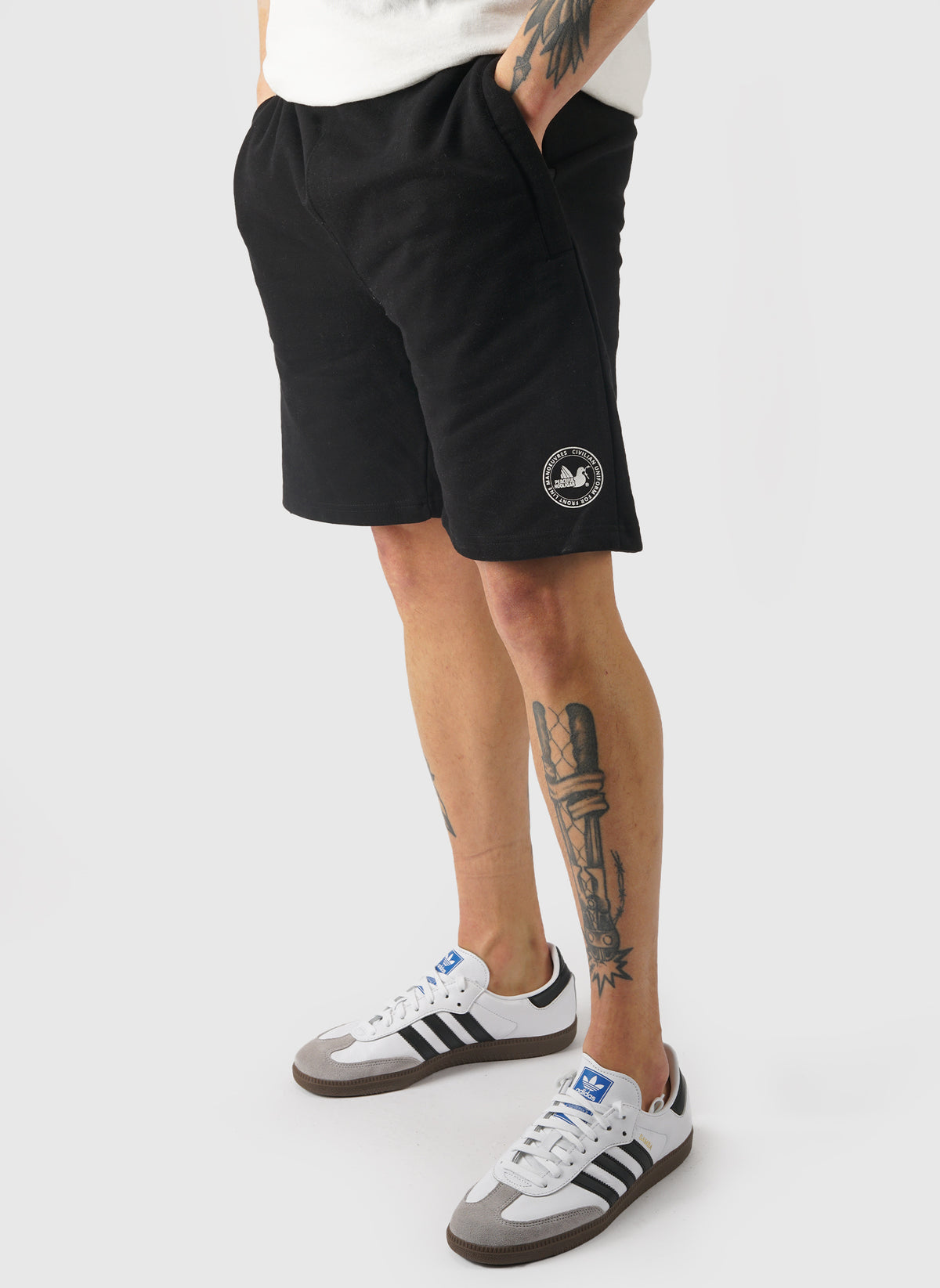 Civilian Uniform Sweat Shorts - Black