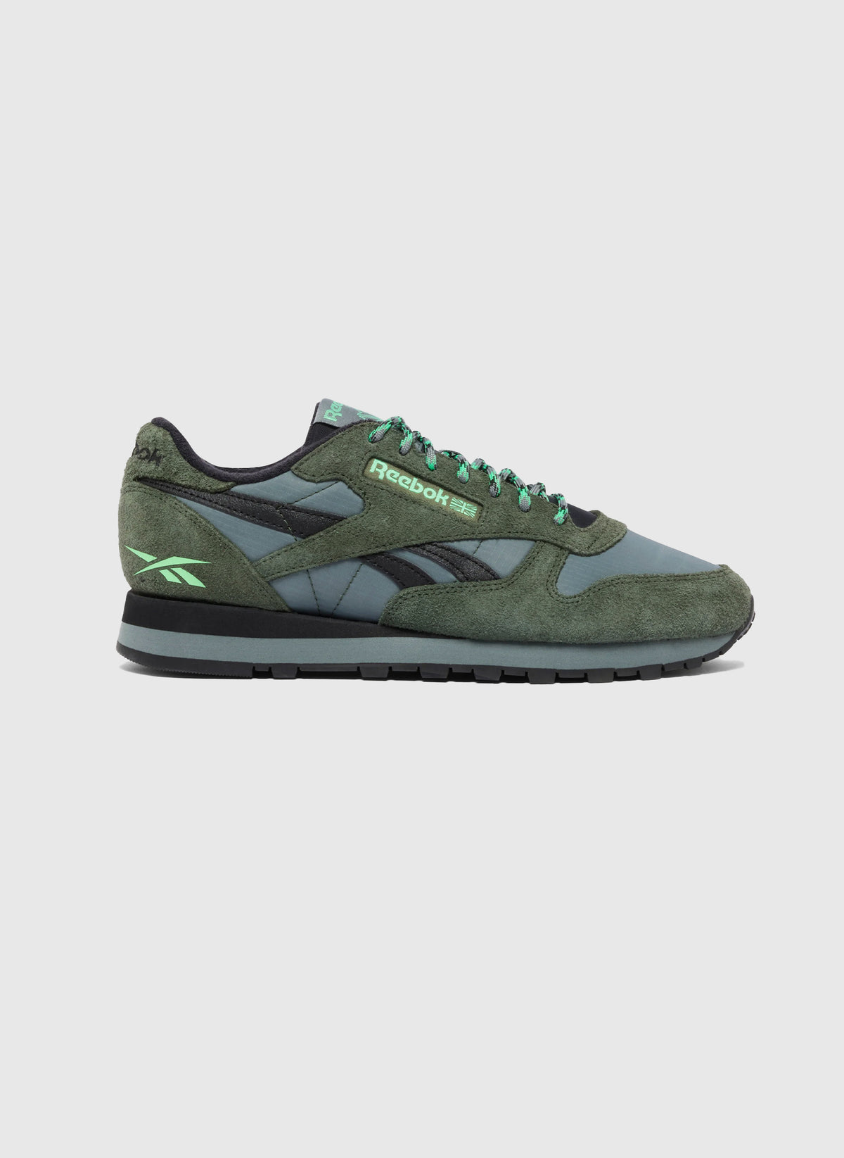 Classic Leather - Dark Fog/Black/Grit Green