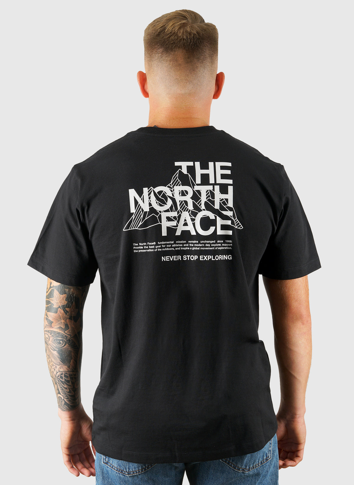 Mountain Sketch T-Shirt - Black