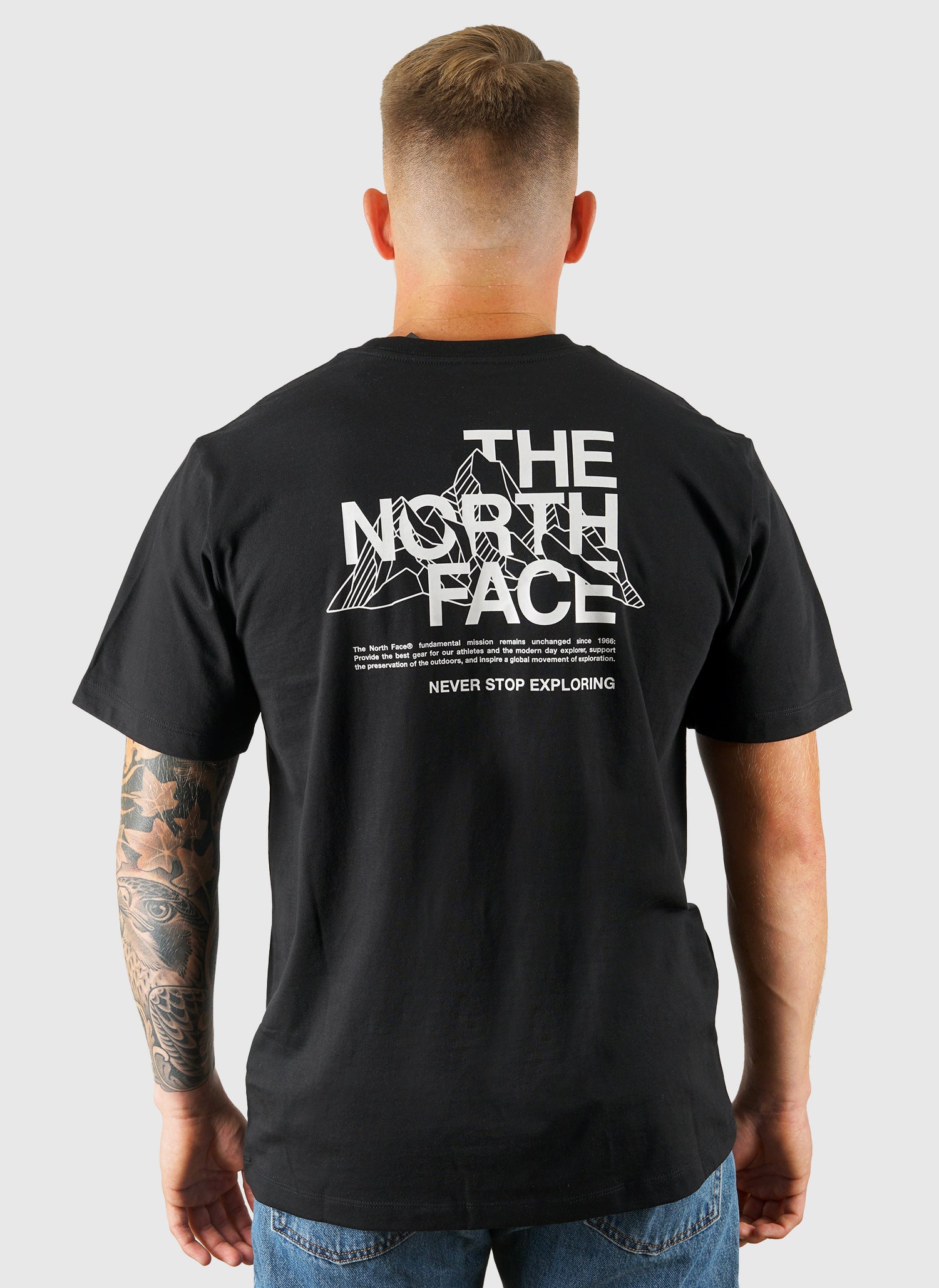 Mountain Sketch T-Shirt - Black