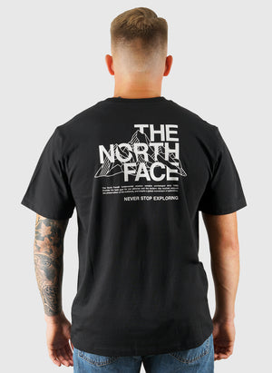 Mountain Sketch T-Shirt - Black
