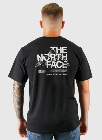 Mountain Sketch T-Shirt - Black
