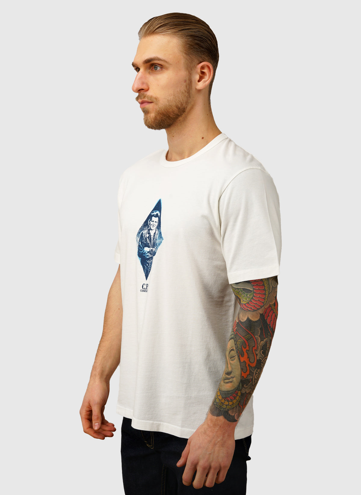 Sailor Print Jersey T-Shirt - Gauze White