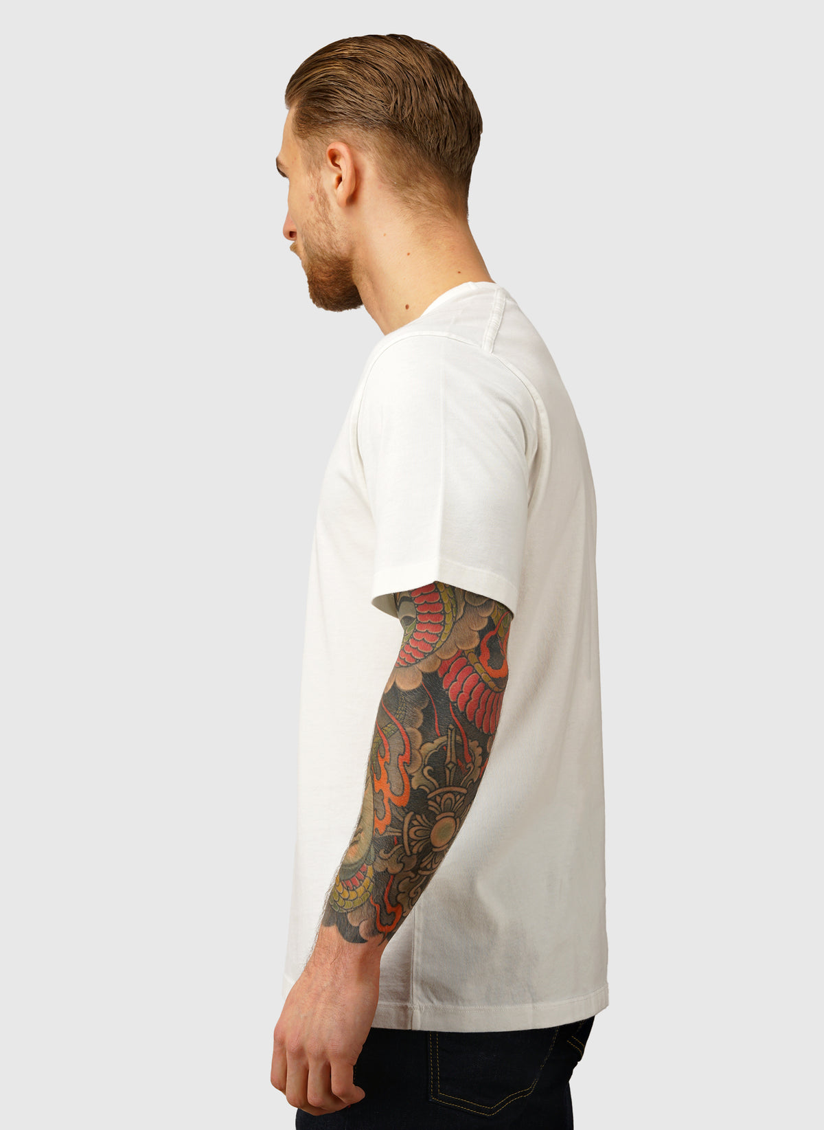 Sailor Print Jersey T-Shirt - Gauze White