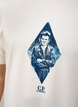 Sailor Print Jersey T-Shirt - Gauze White