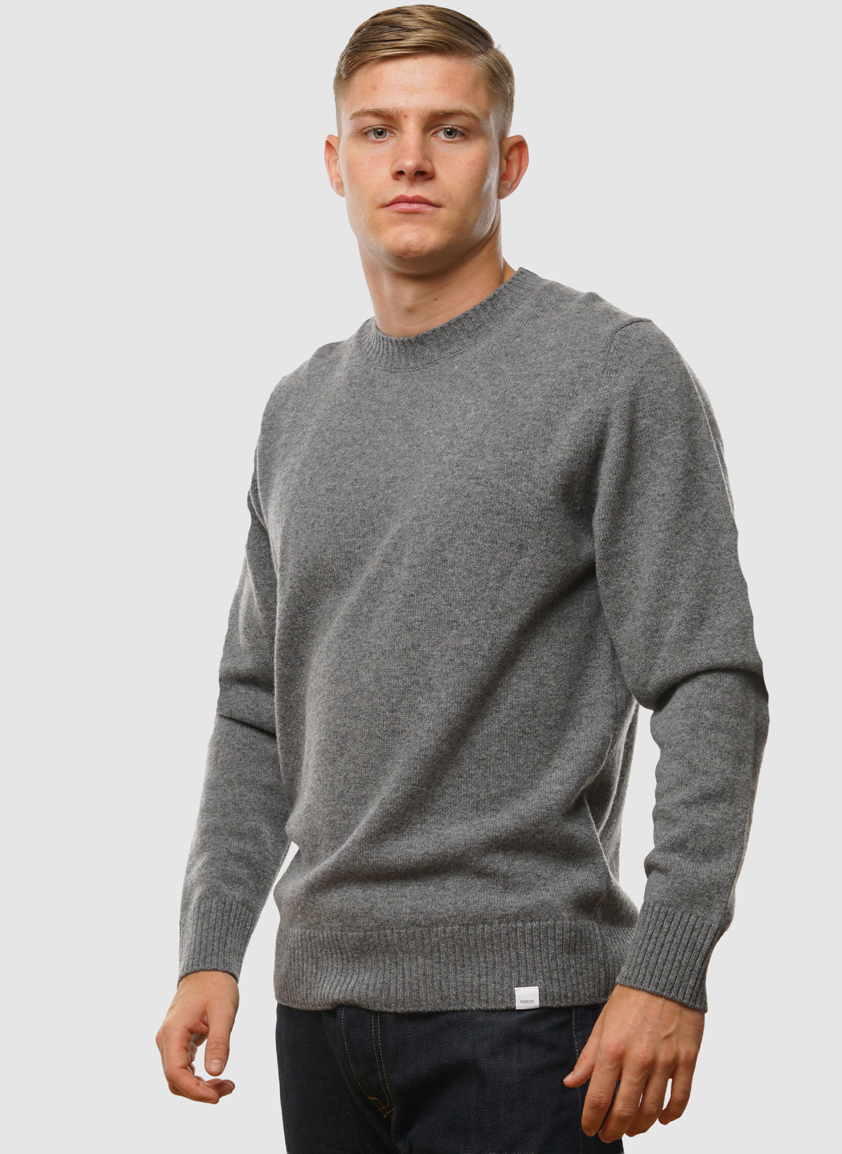 Standard Merino Lambswool Sweater - Grey Melange
