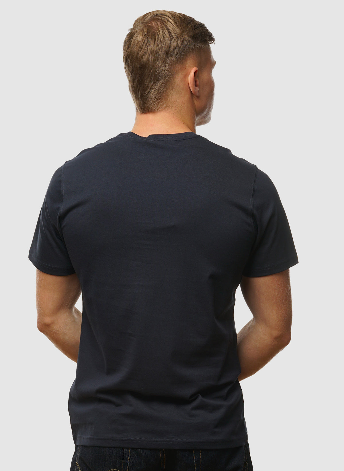 Essential Large Logo T-Shirt - Navy