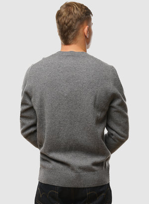 Standard Merino Lambswool Sweater - Grey Melange