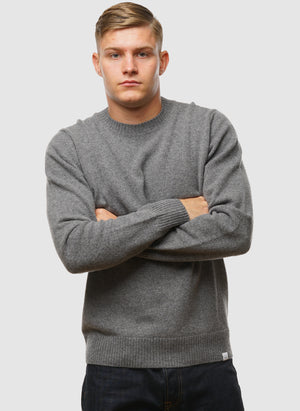 Standard Merino Lambswool Sweater - Grey Melange