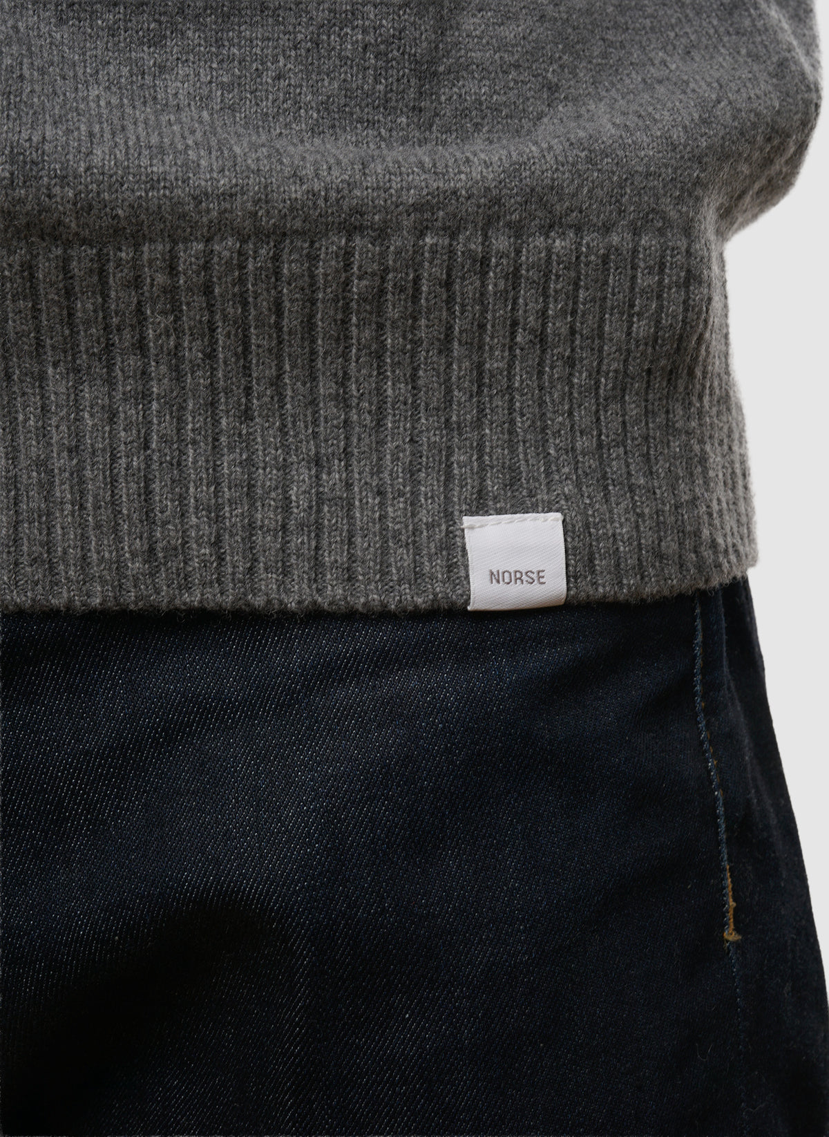 Standard Merino Lambswool Sweater - Grey Melange