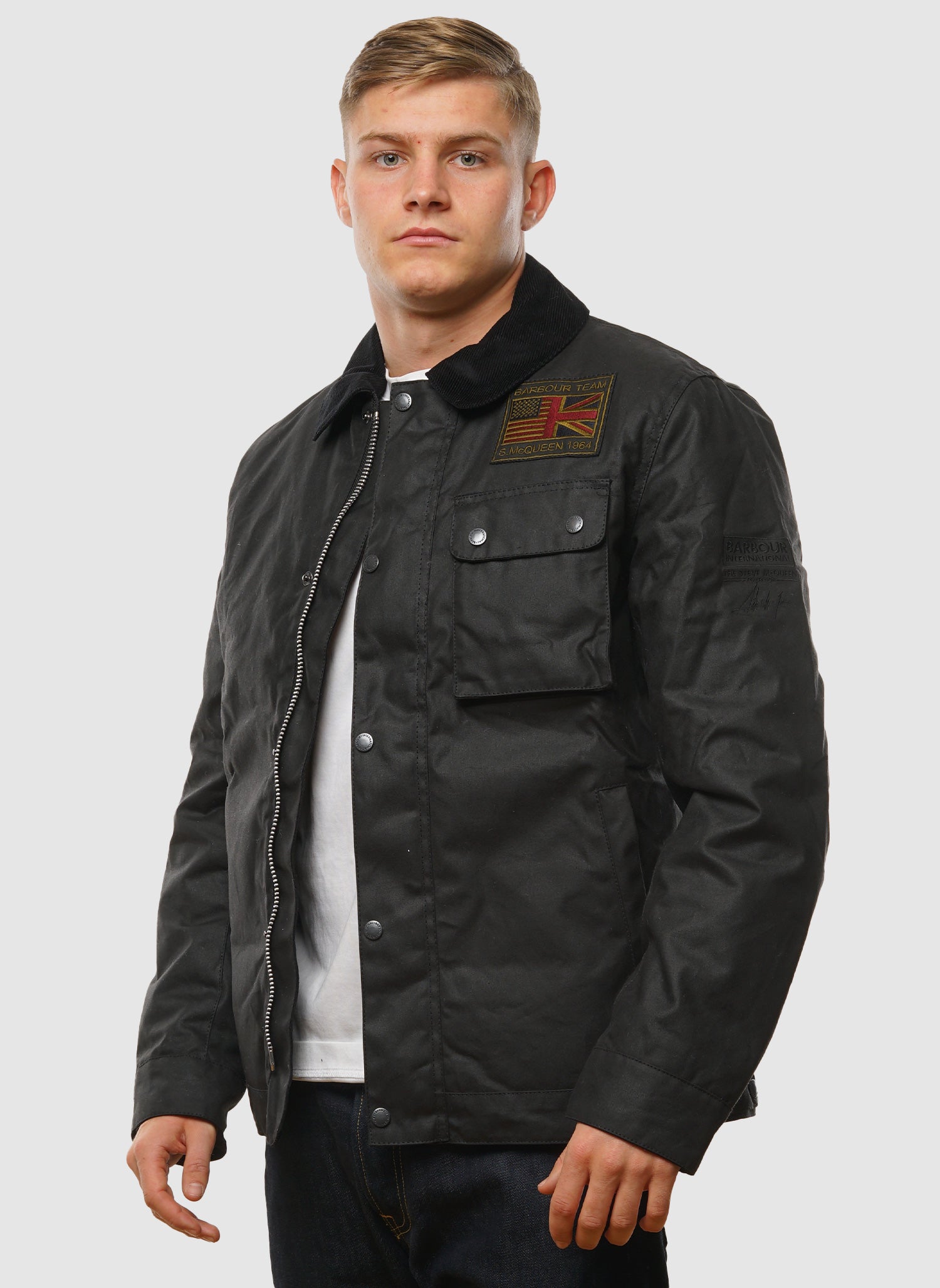 Workers Wax Jacket - Black