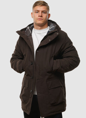 Winter Beaufort Wax Jacket - Black Oak
