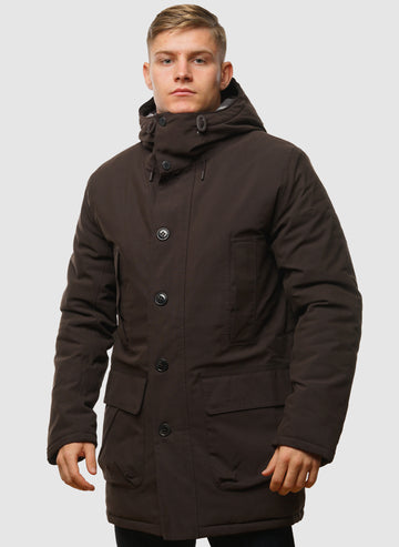 Winter Beaufort Wax Jacket - Black Oak