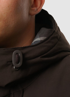 Winter Beaufort Wax Jacket - Black Oak