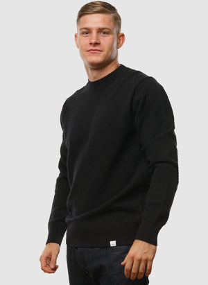 Standard Merino Lambswool Sweater - Black