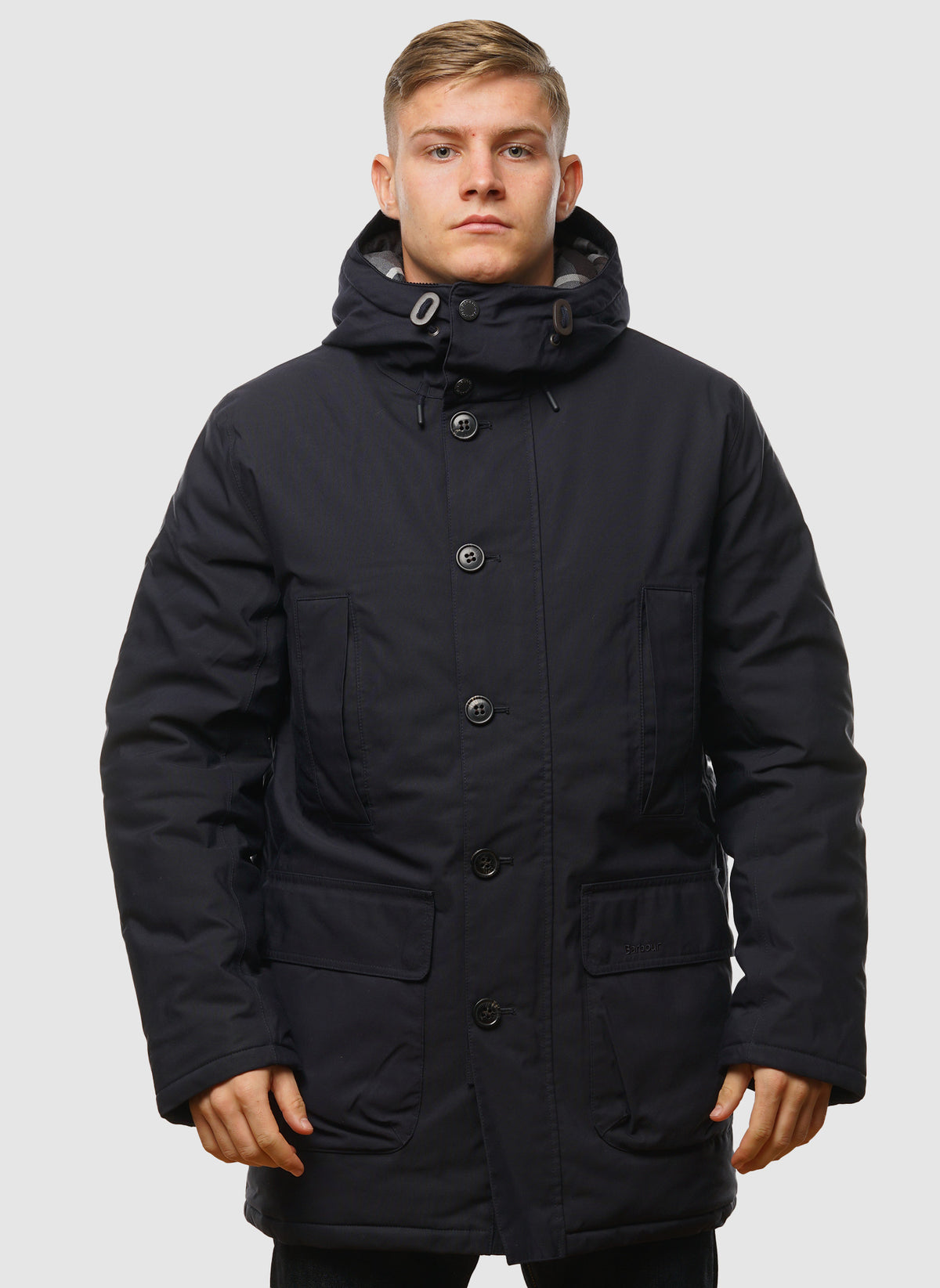 Winter Beaufort Wax Jacket - Navy
