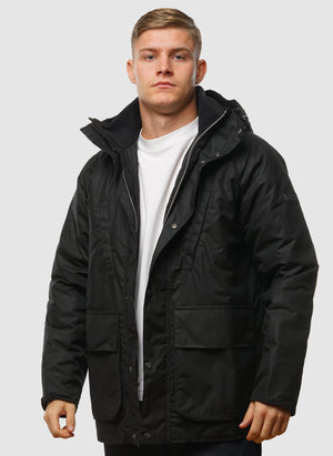 Oakdale Wax Jacket - Black