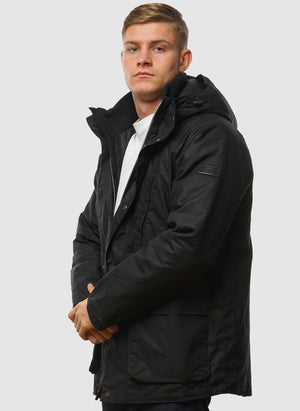 Oakdale Wax Jacket - Black