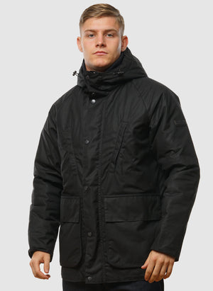 Oakdale Wax Jacket - Black