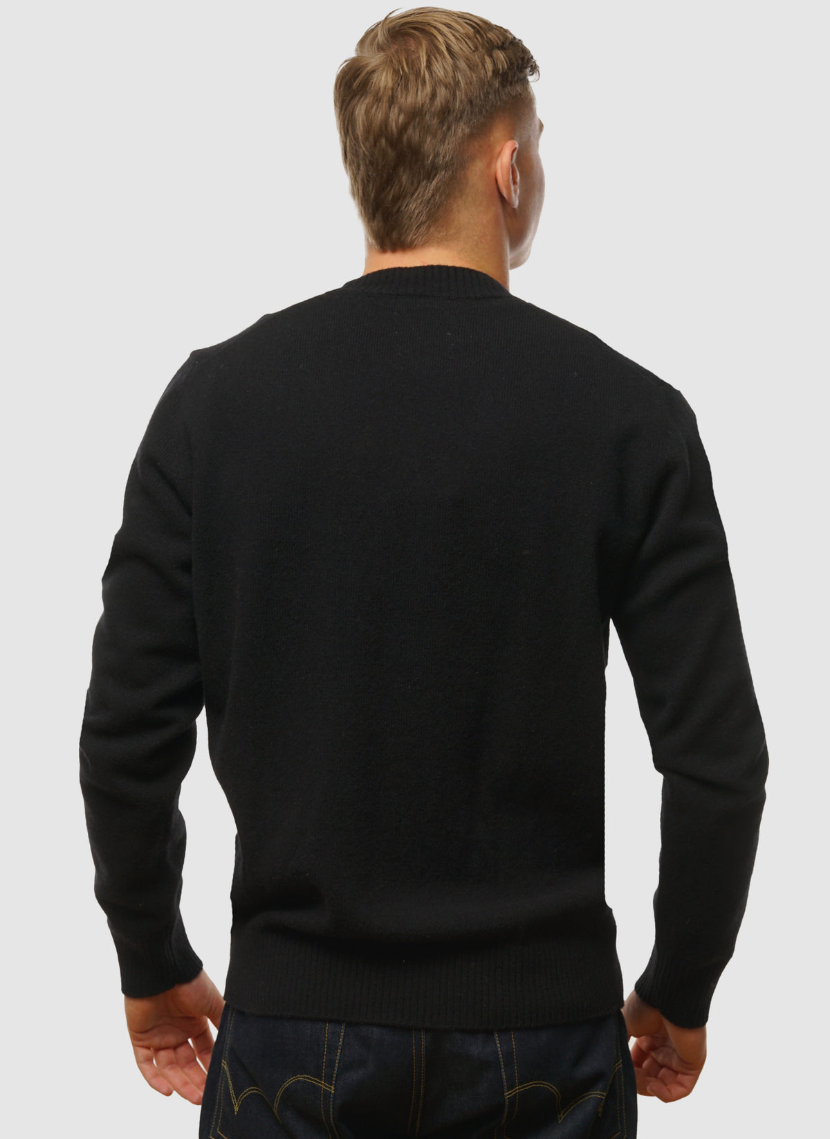 Standard Merino Lambswool Sweater - Black