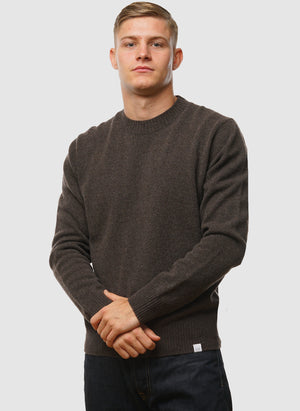Standard Merino Lambswool Sweater - Heathland Brown