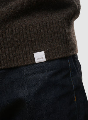 Standard Merino Lambswool Sweater - Heathland Brown