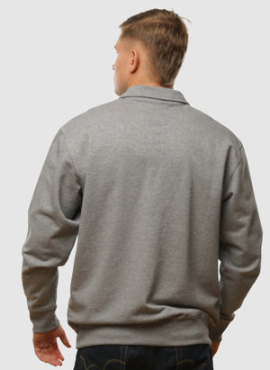 Standard Half Zip Sweatshirt - Grey Melange