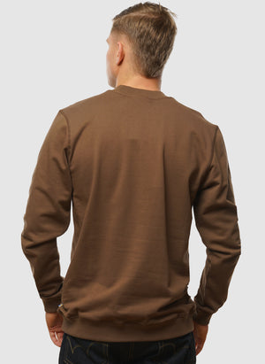 1960 Logo Badge Sweatshirt - Dark Oak