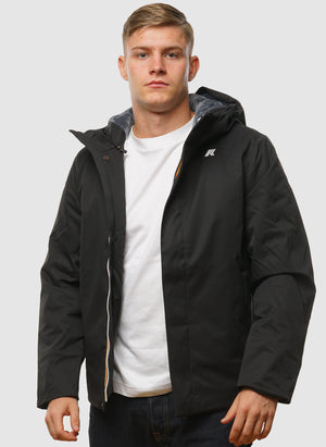 Jacko Twill Marmota Jacket - Black Pure/Blue