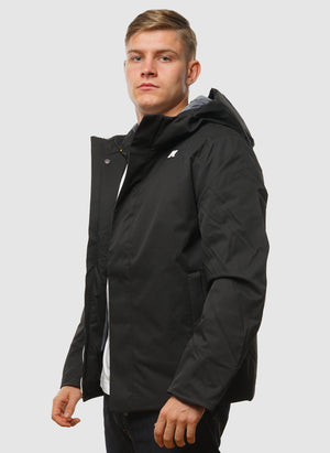 Jacko Twill Marmota Jacket - Black Pure/Blue