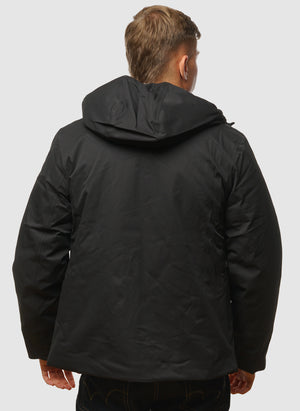 Jacko Twill Marmota Jacket - Black Pure/Blue