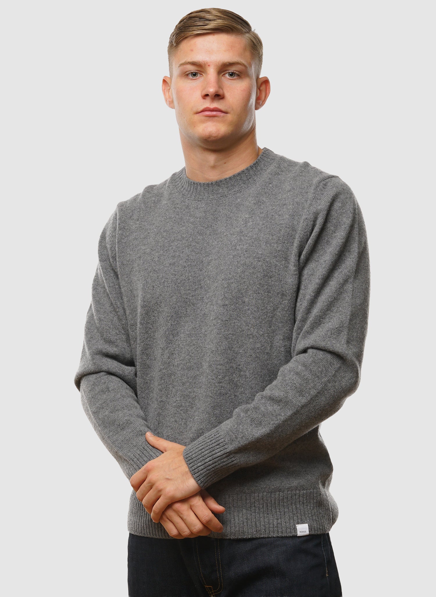 Standard Merino Lambswool Sweater - Grey Melange