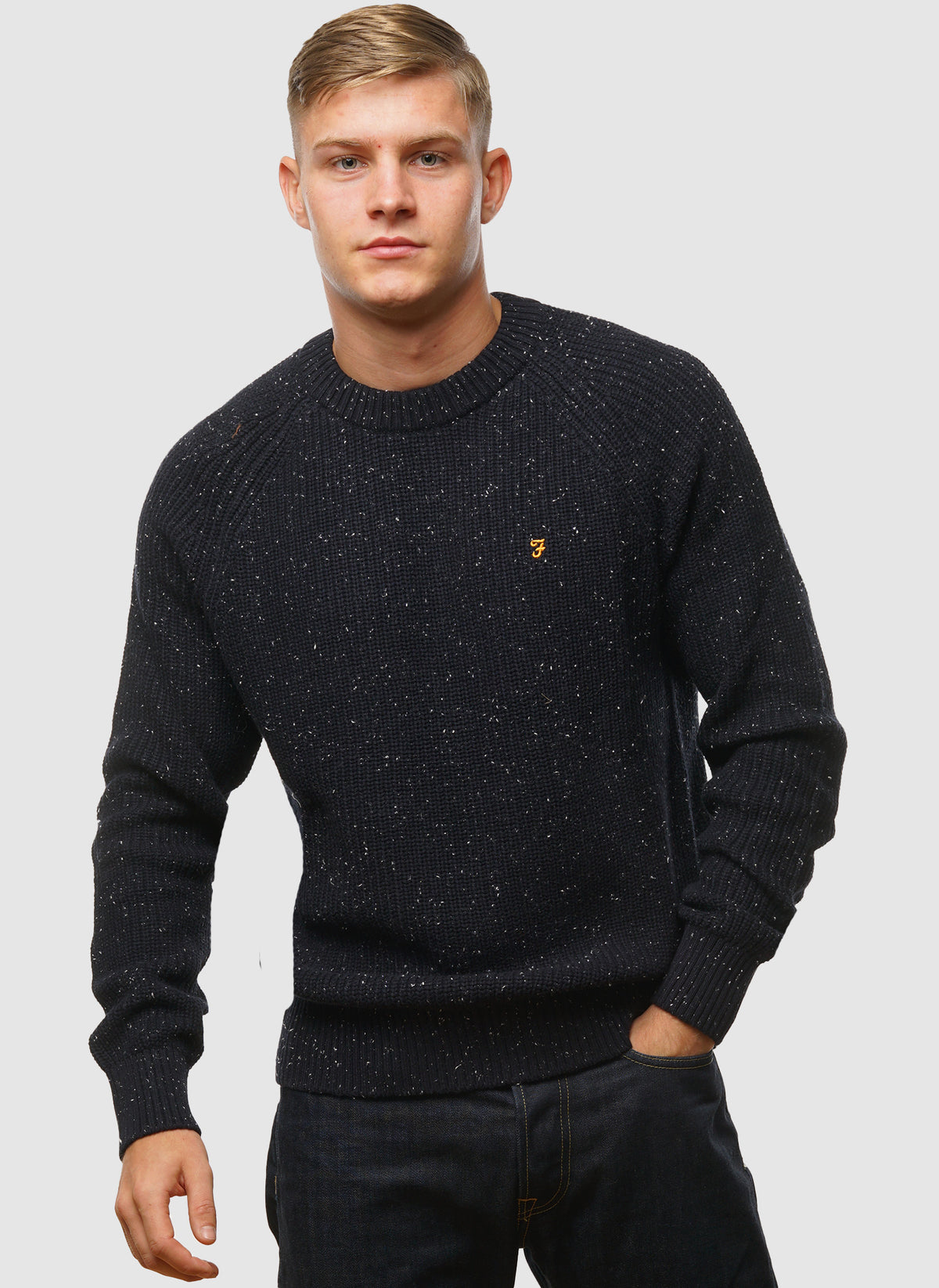 Sage Nepped Sweatshirt - True Navy