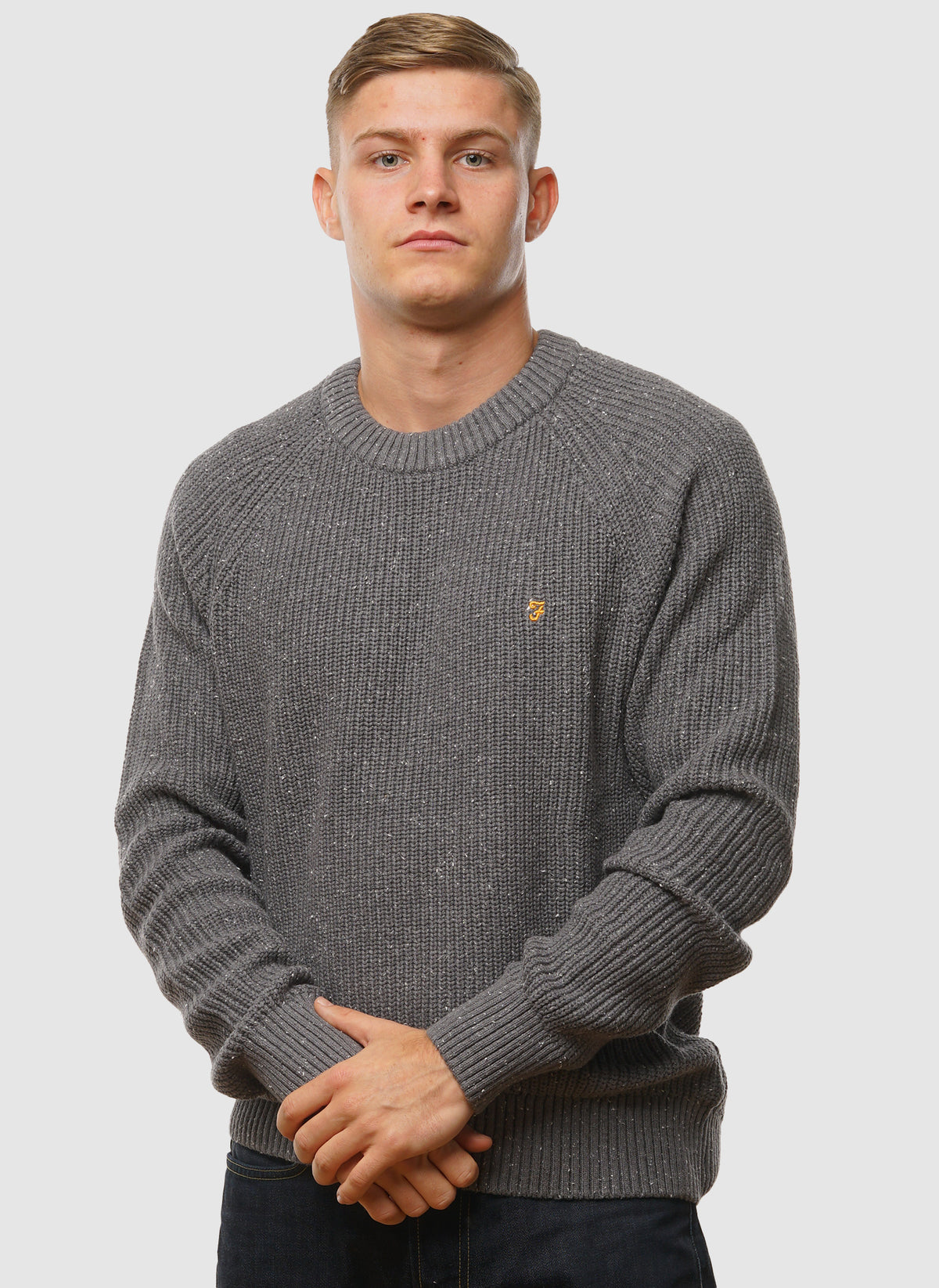 Sage Nepped Sweatshirt - Grey Shade