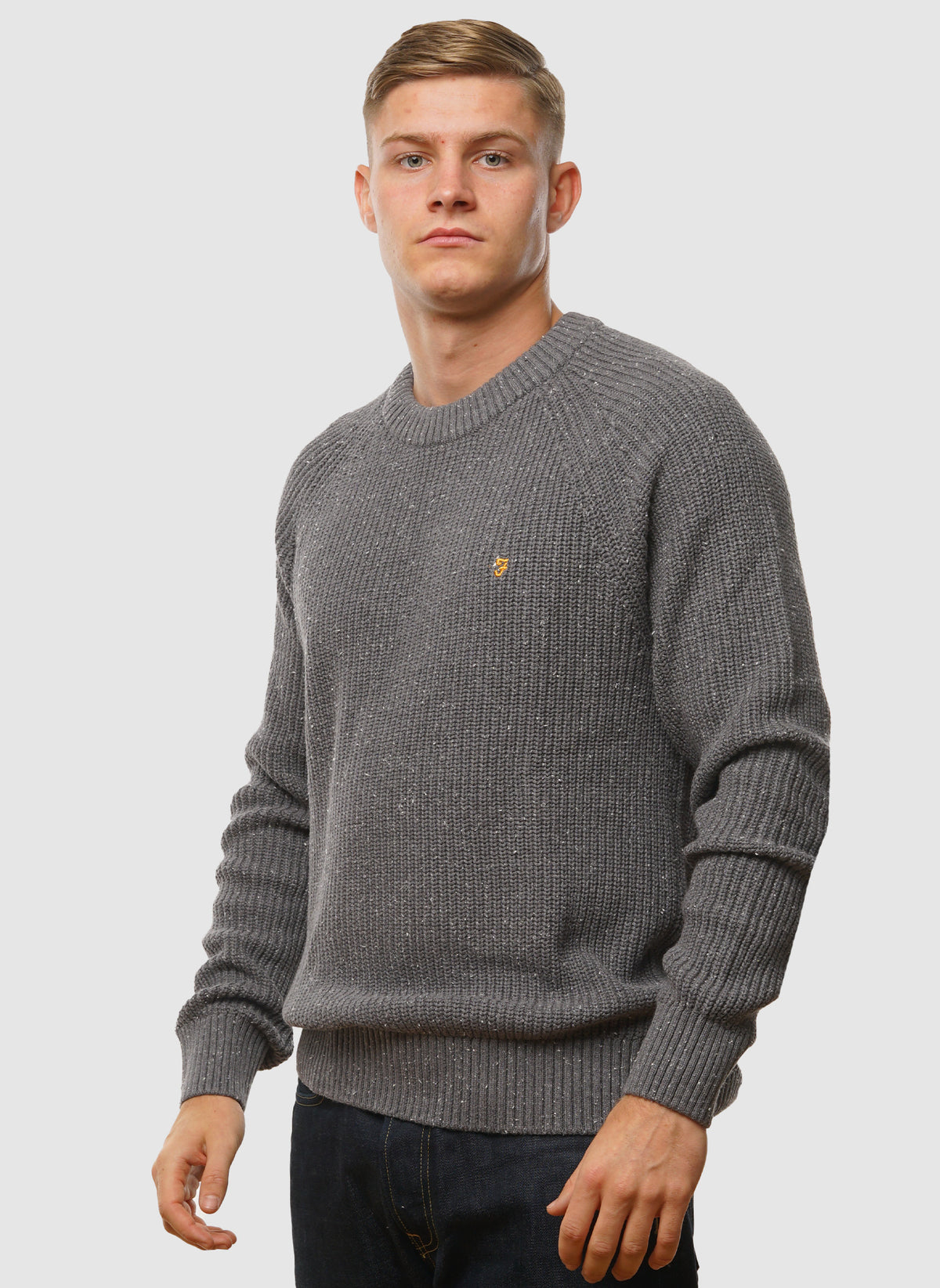 Sage Nepped Sweatshirt - Grey Shade