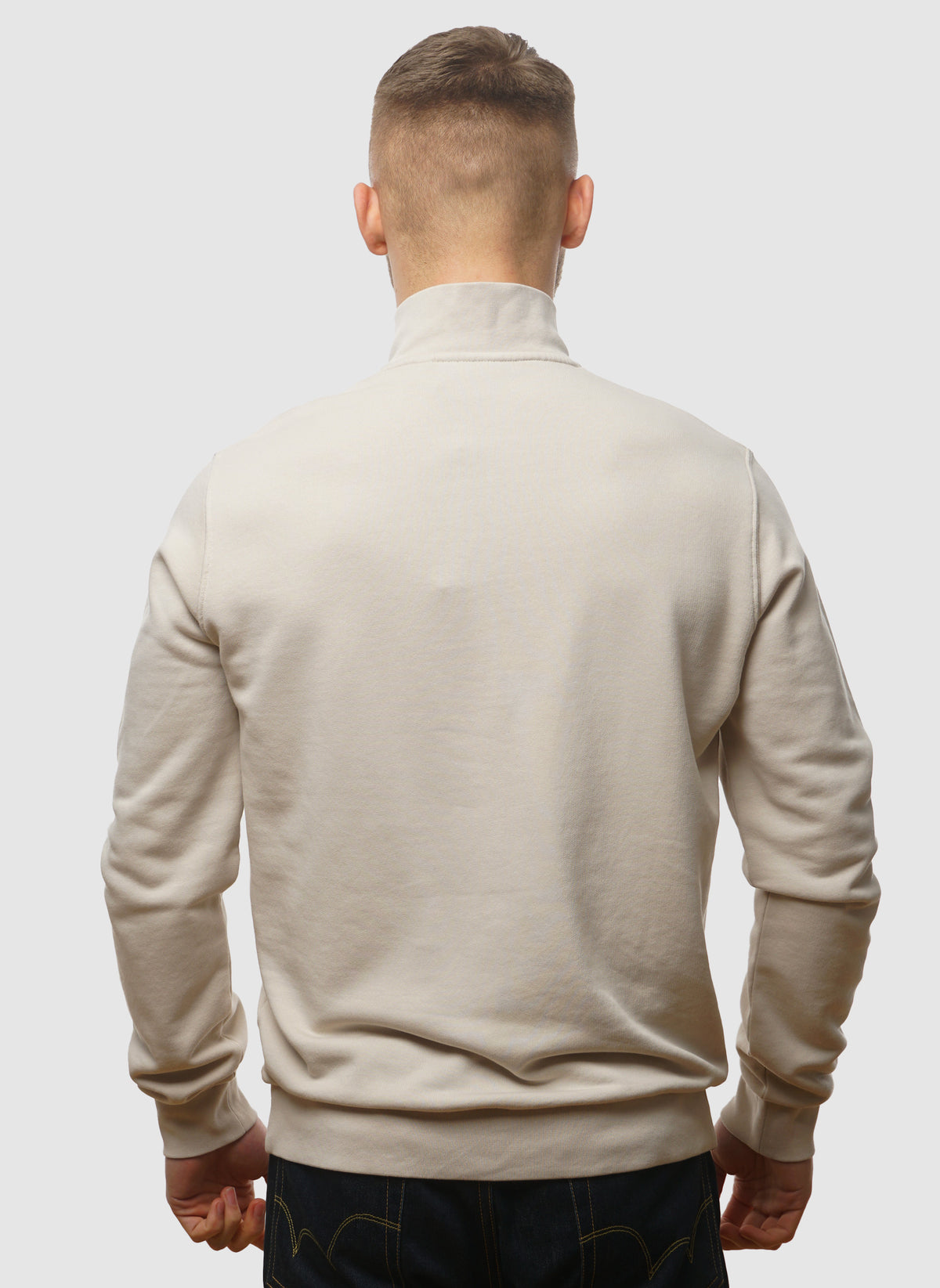 Loopback 1/4 Zip Sweatshirt - Cove