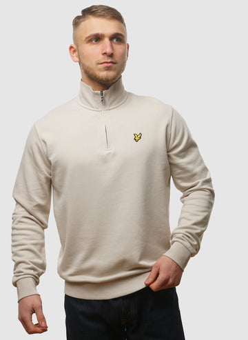 Loopback 1/4 Zip Sweatshirt - Cove