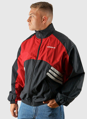 Munich 93 Tracktop - Black/Team Victory Red