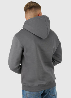 Basic Small Logo Hoodie - Greyblack