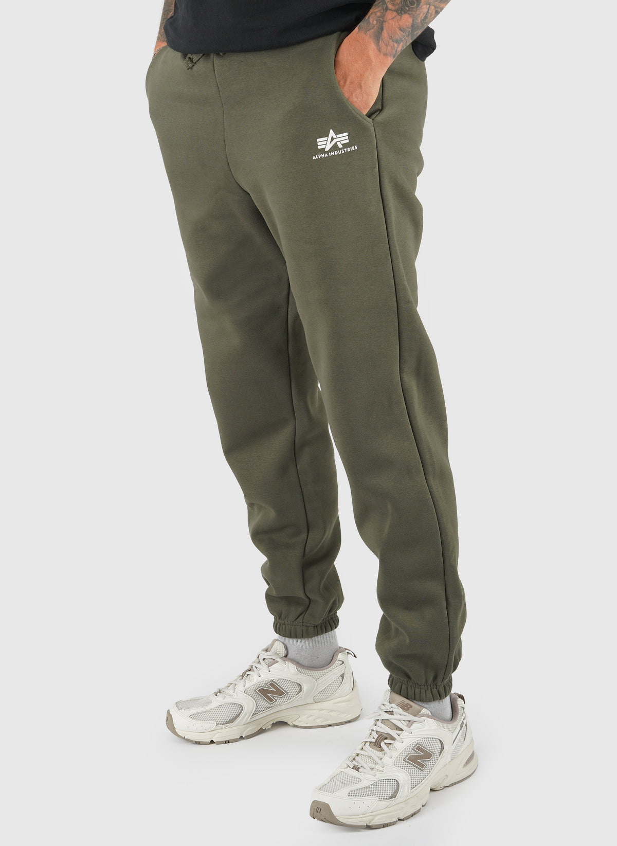 Basic Small Logo II Jogger - Dark Olive