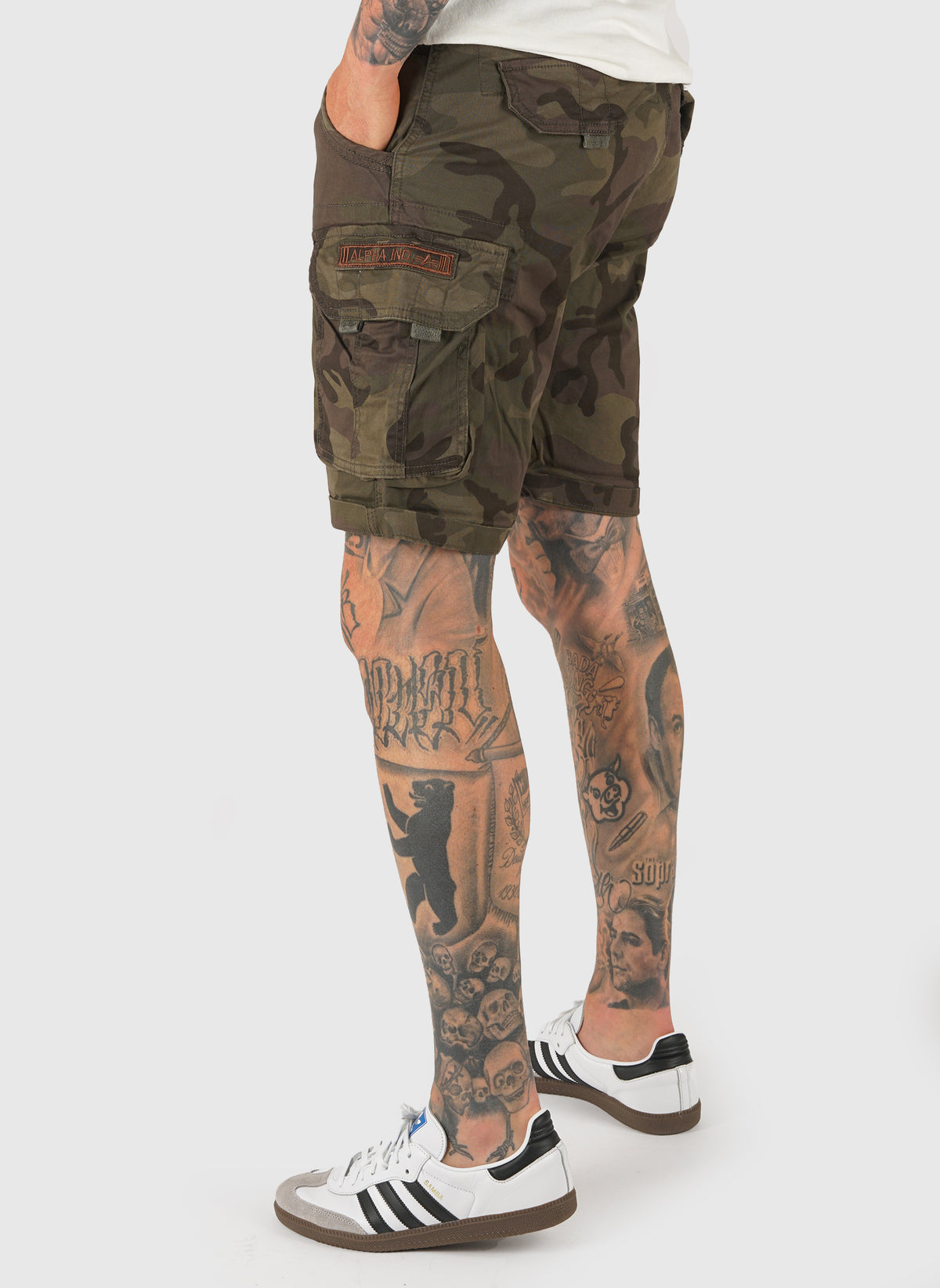 Camo Crew Short - Dark Olive Camo