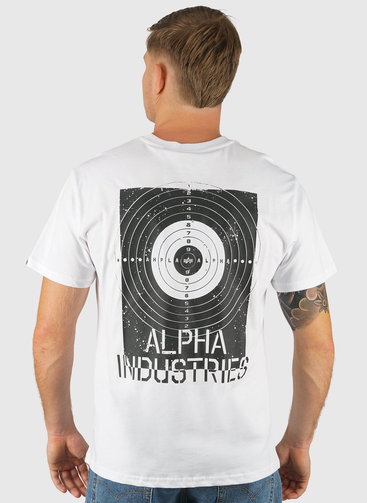 Target Backprint T-Shirt - White