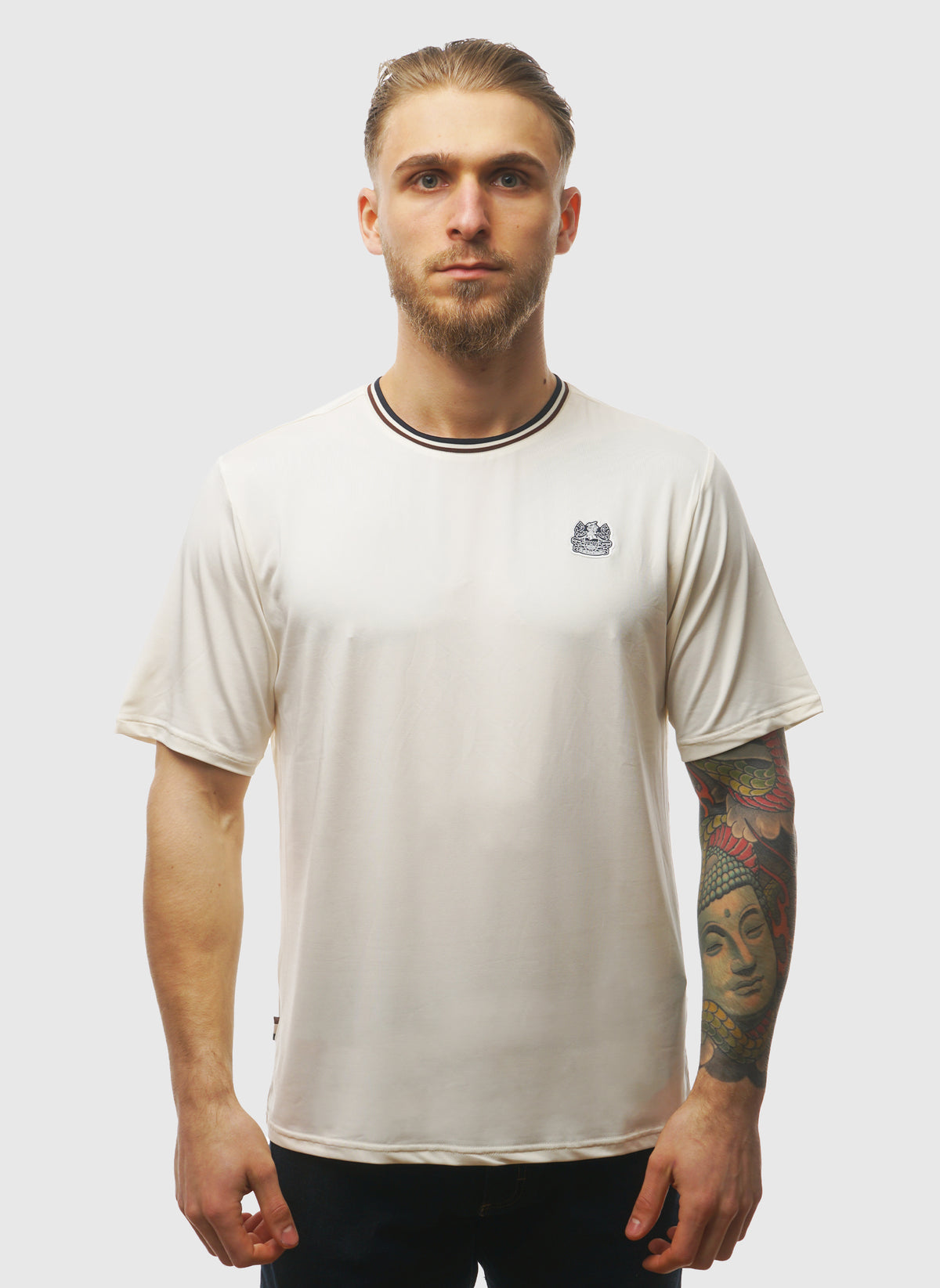 Chest Logo T-Shirt - Old White